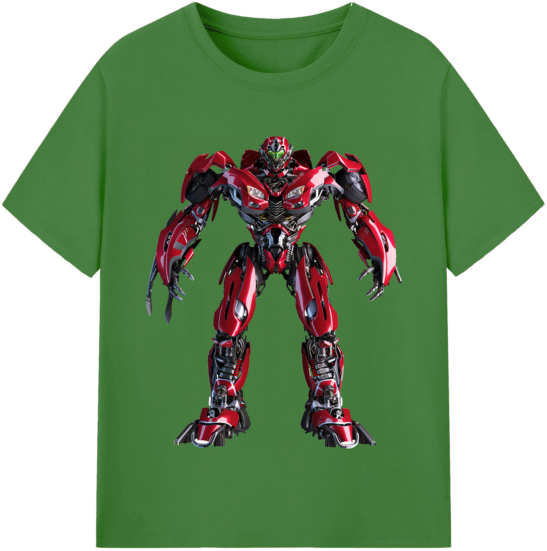 （画像用） Transformers トランスフォーマー レディースカジュアルプリントTシャツ（綿100％）